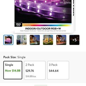 Monster indoor/ outdoor led light strips.